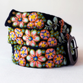 Southwest Walkabout Embroidered Wool Belt