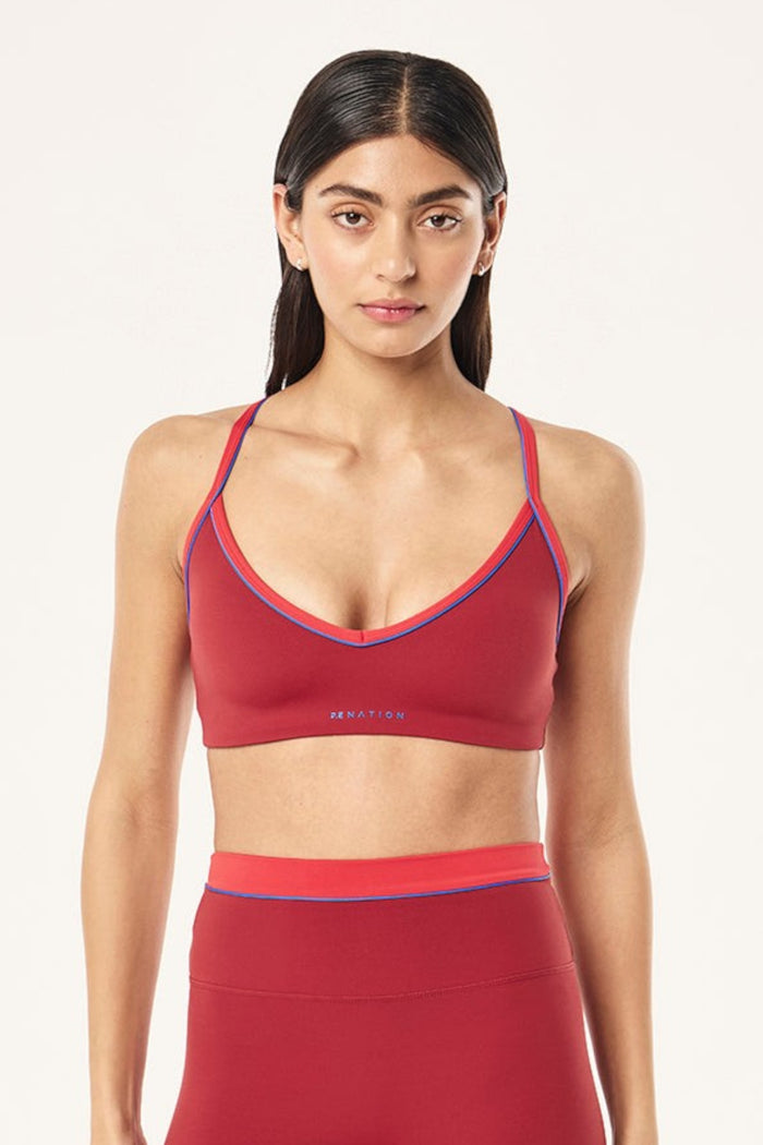Spectrum Sports Bra | Cherry & Strawberry