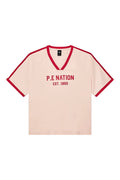 Spinout Baseball Tee | Soft Pink
