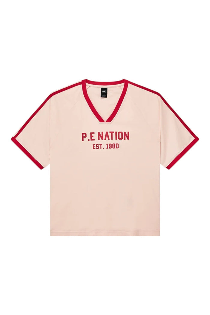 Spinout Baseball Tee | Soft Pink