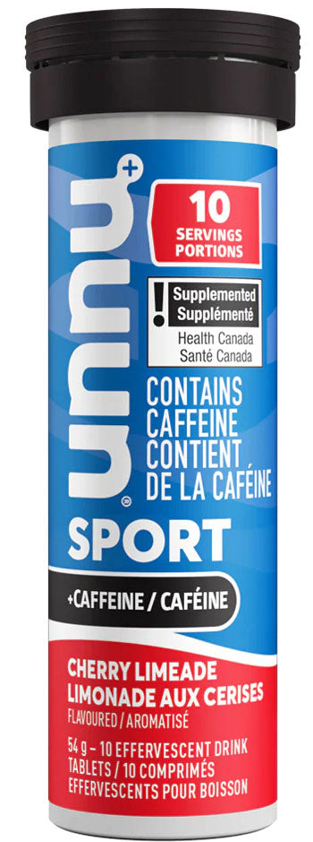 Sport Hydration Effervescent Drink Tablets - Cherry Caffeine - 55 g