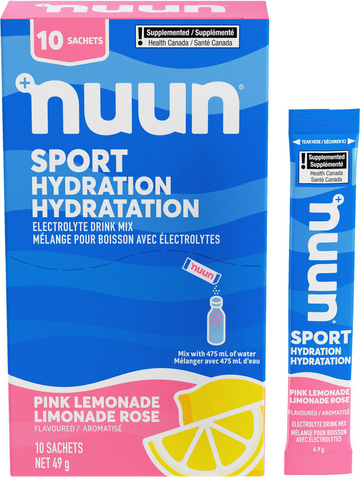 Sport Hydration Powder Drink Mix - Pink lemonade - 10/PK
