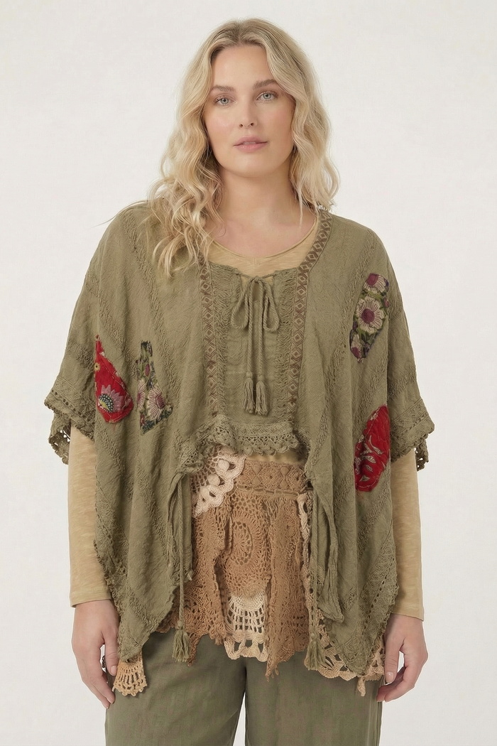 Squared Away Top | Oatmeal