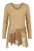 Squared Away Top | Oatmeal