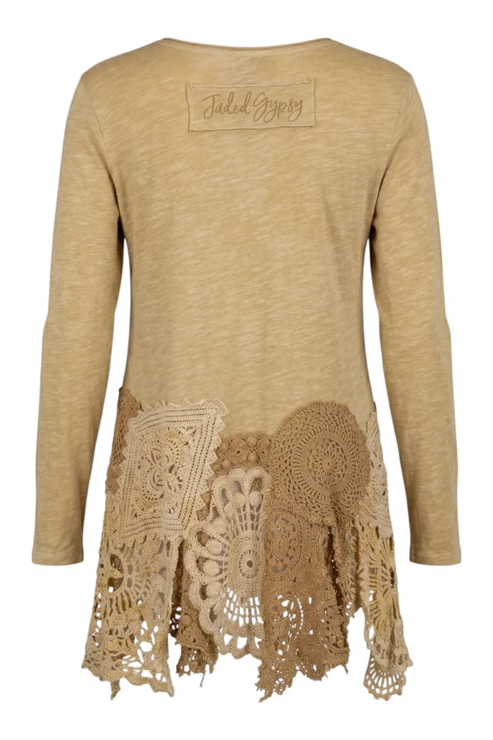 Squared Away Top | Oatmeal
