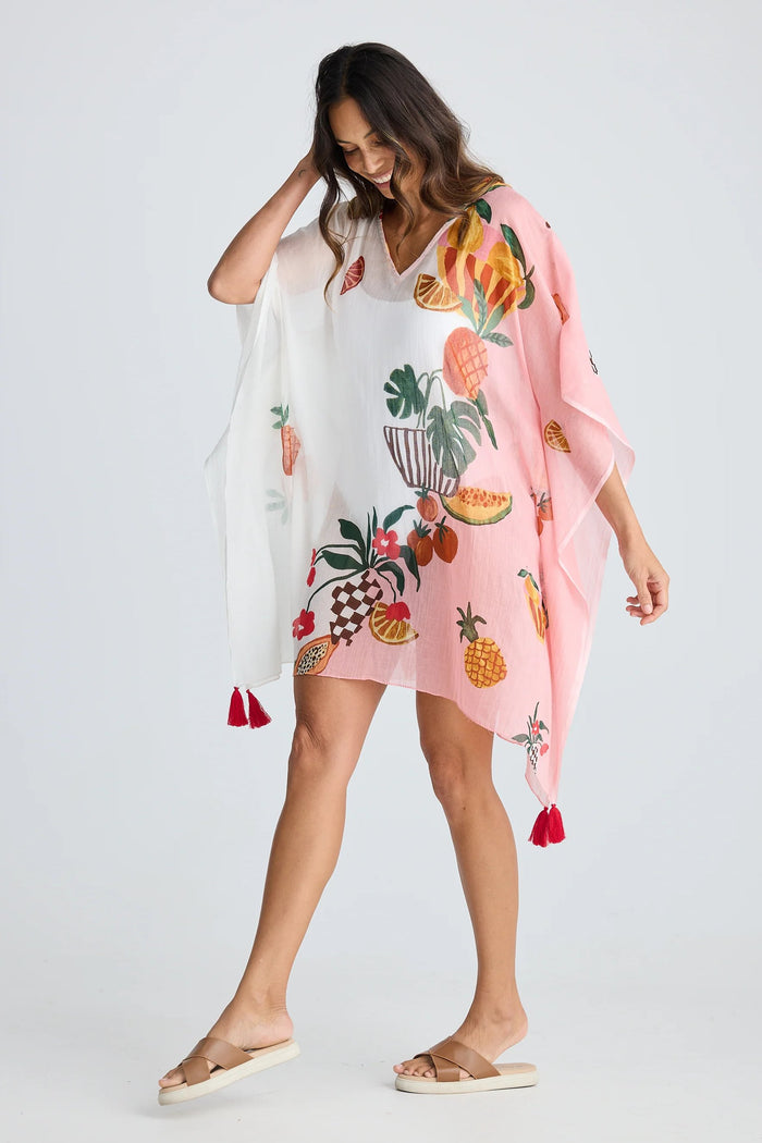 Stella Kaftan | Tropical Fruit Print