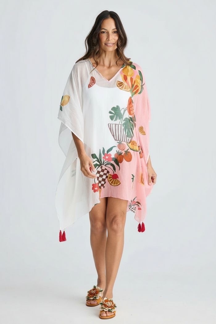 Stella Kaftan | Tropical Fruit Print