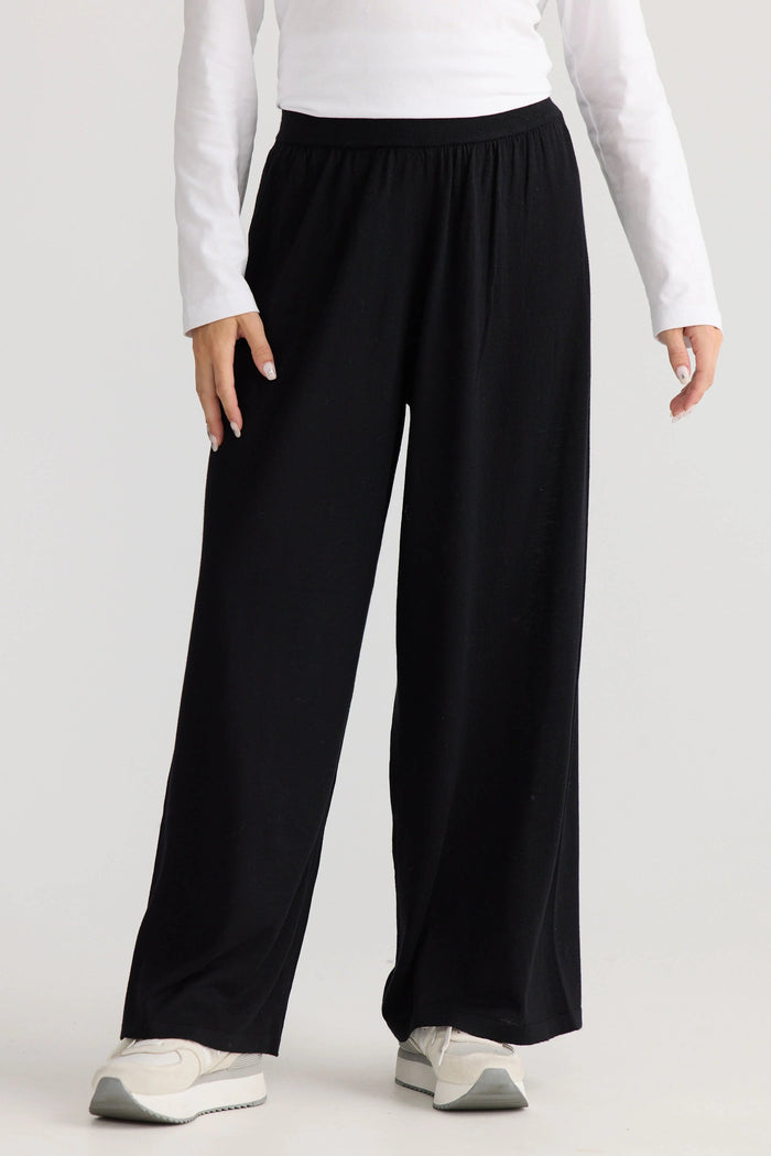 Stillness Knit Pant | Black