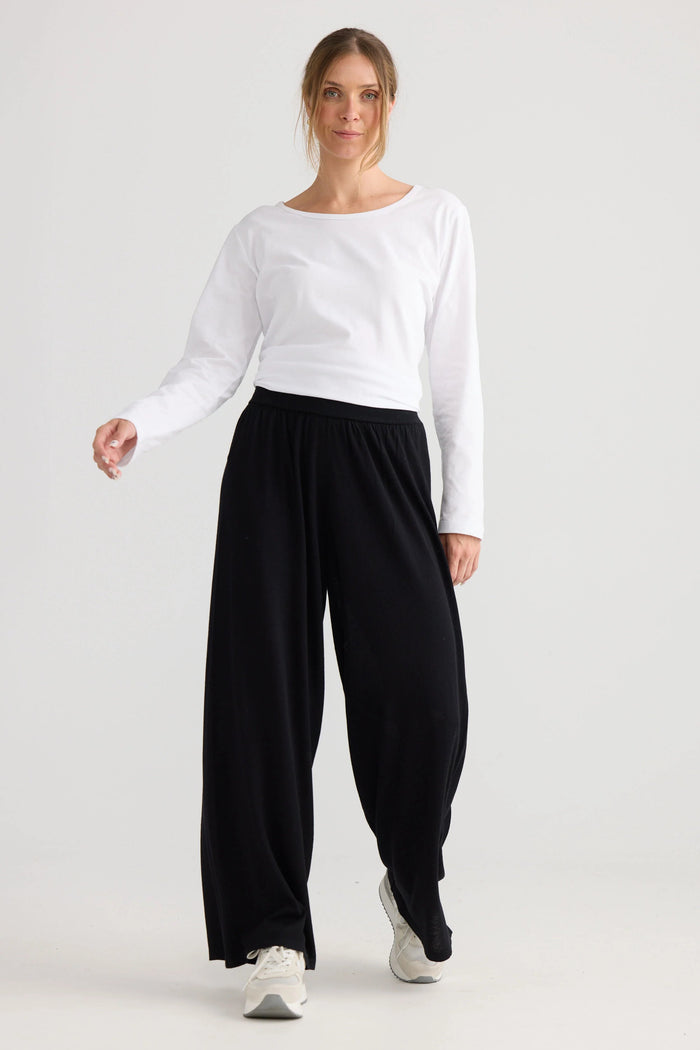 Stillness Knit Pant | Black