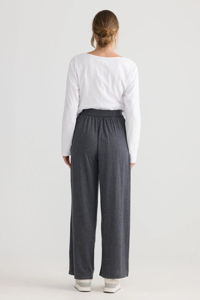 Stillness Knit Pant | Charcoal