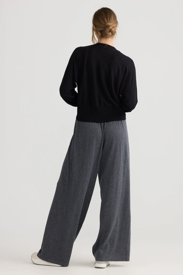 Stillness Knit Pullover | Black
