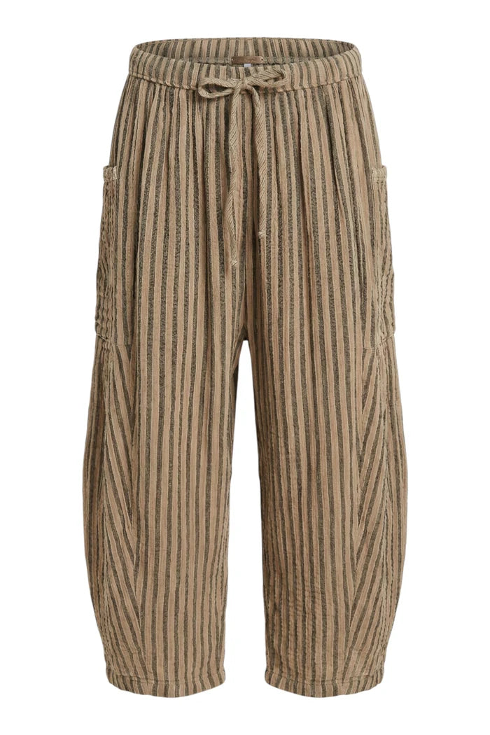 Striped Quinn Pant | Charcoal Combo