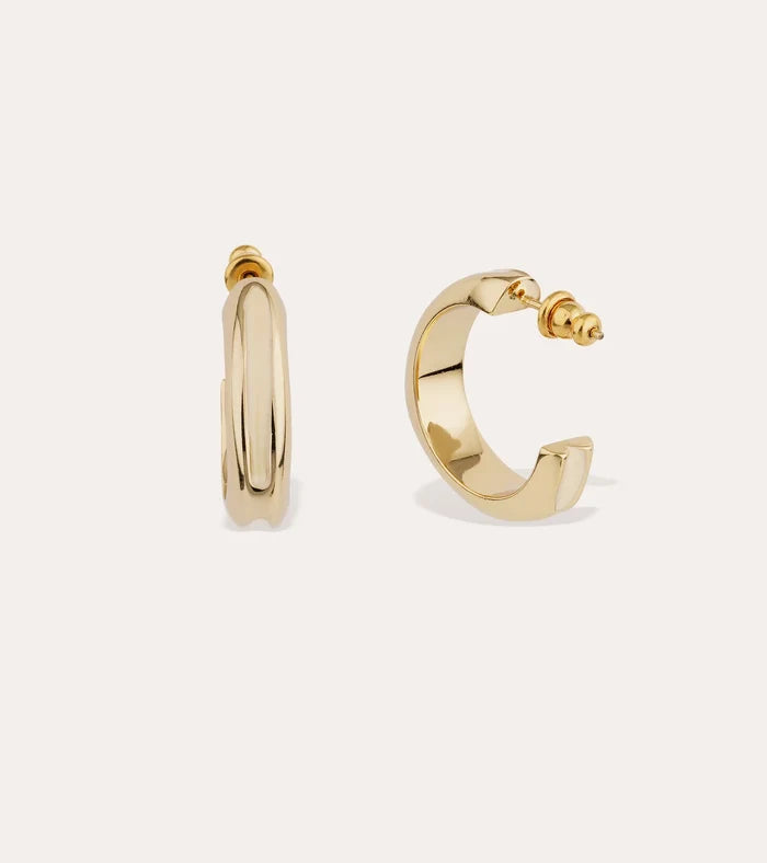 Suerte Hoop Earrings | Ivory