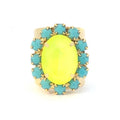 Suki Ring | Electric Yellow
