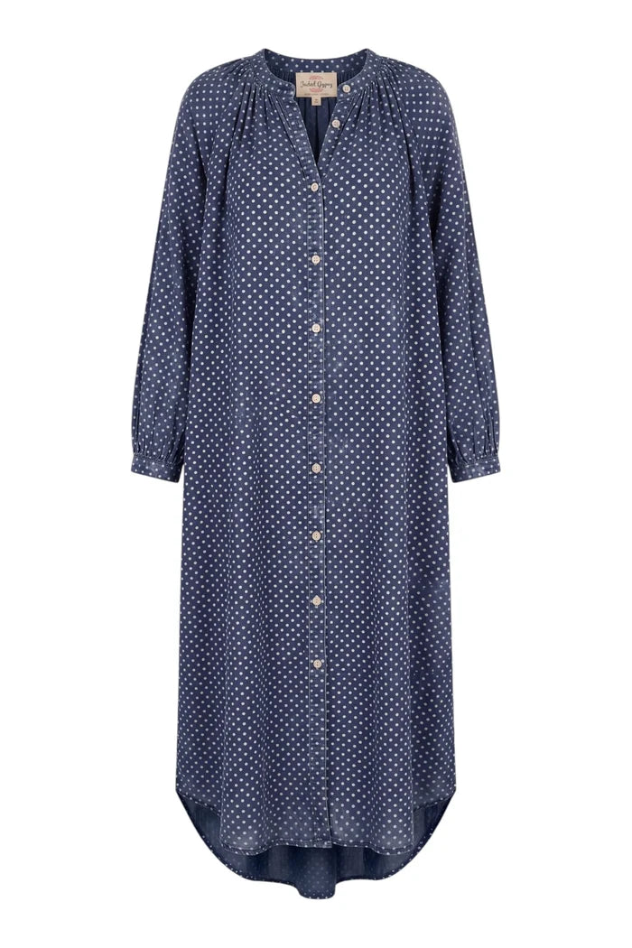 Sweet Nothings Dress | Navy Dot