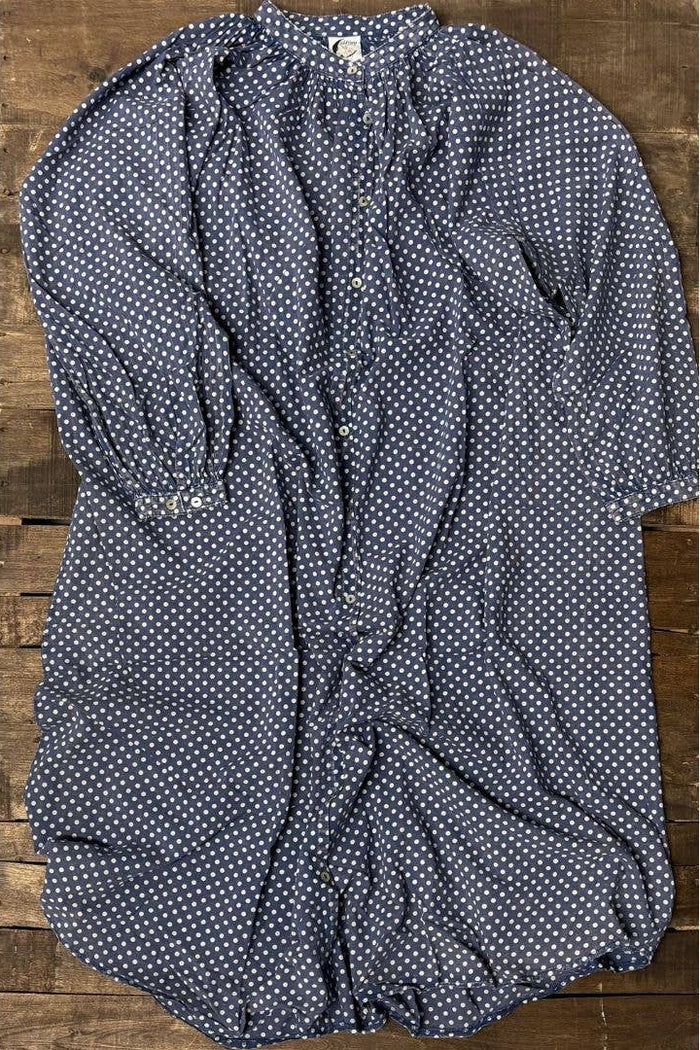 Sweet Nothings Dress | Navy Dot