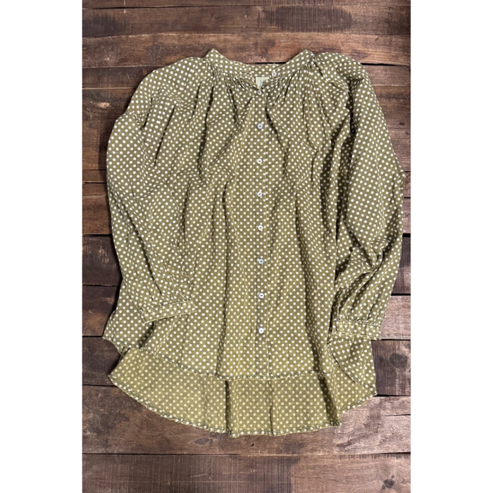 Sweet Nothings Shirt | Olive Dot