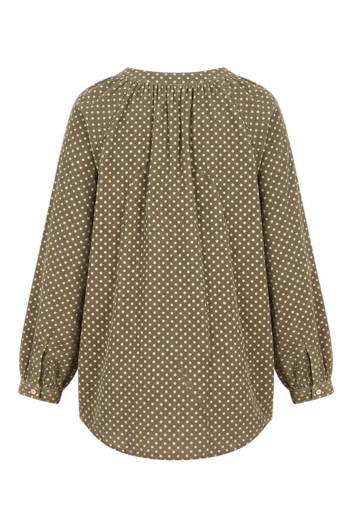 Sweet Nothings Shirt | Olive Dot