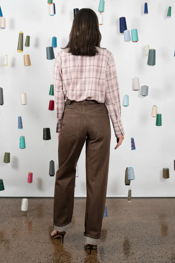 Swiftly Blouse | Pink/Blue