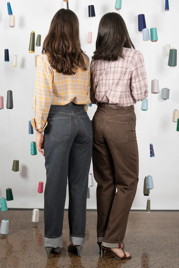 Swiftly Blouse | Yellow/Blue