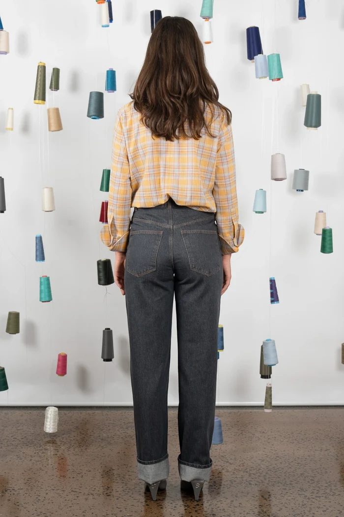Swiftly Blouse | Yellow/Blue