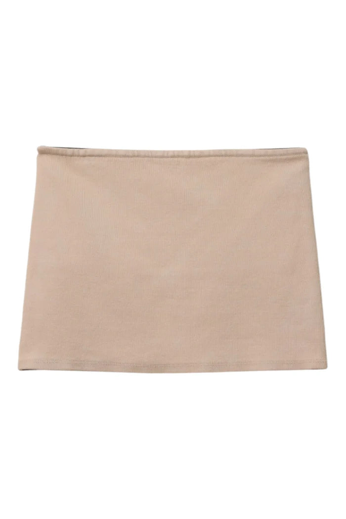 Talula Ribbed Tube Top | Driftwood