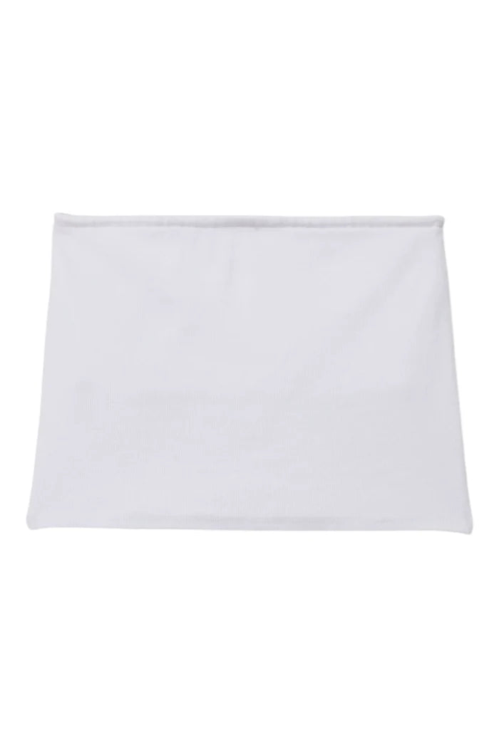 Talula Ribbed Tube Top | White