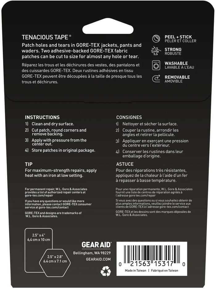 Tenacious Gore-Tex Repair Patches