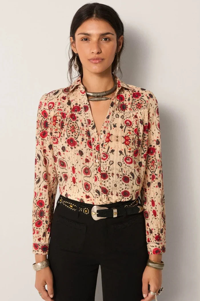 The Amrit Blouse | Coquelicot Coquillage