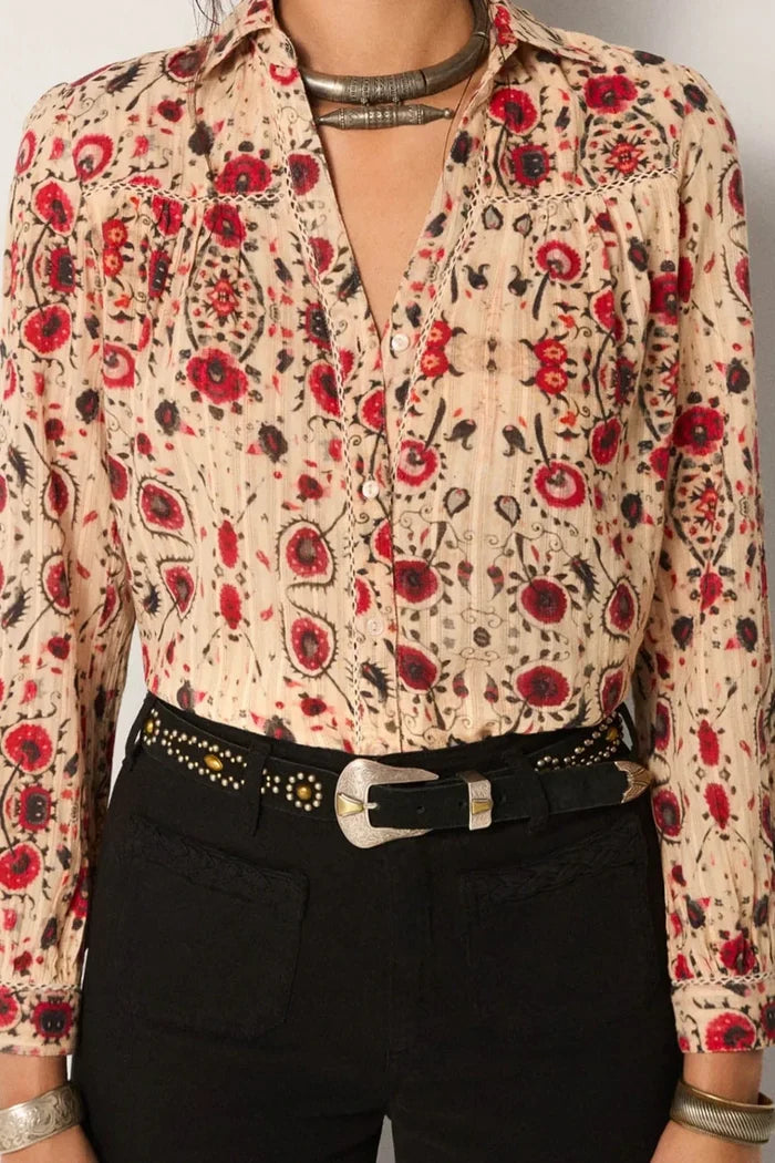 The Amrit Blouse | Coquelicot Coquillage