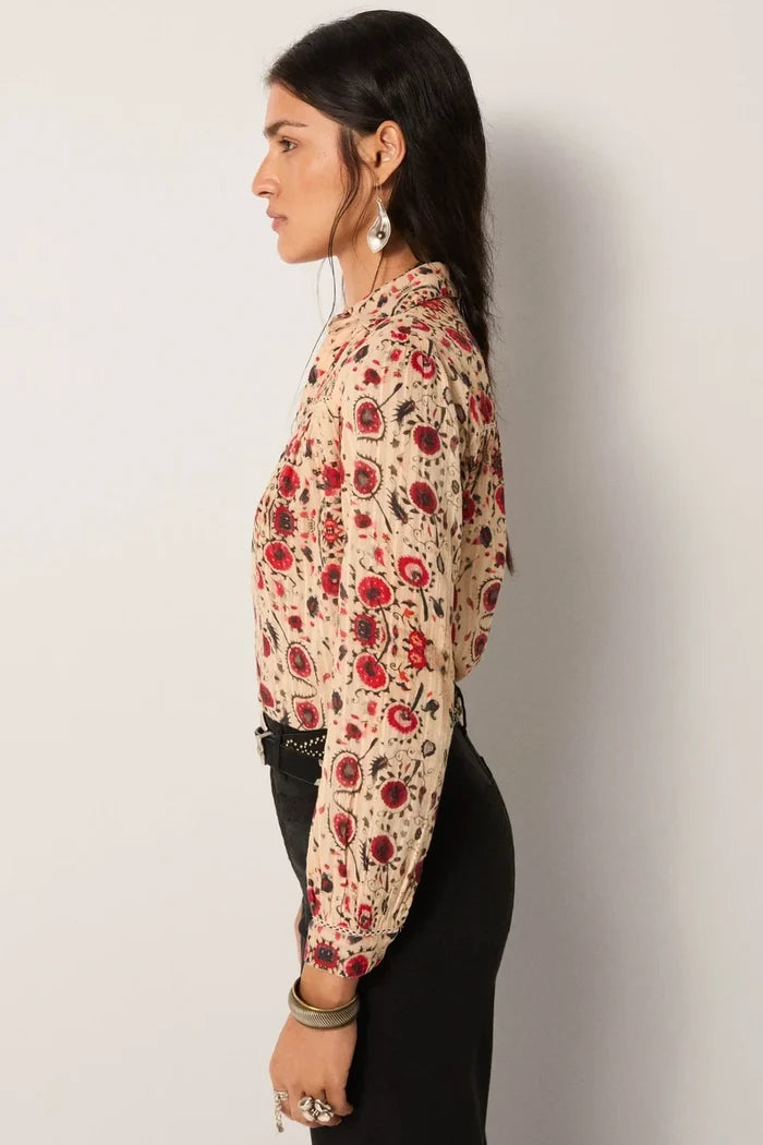 The Amrit Blouse | Coquelicot Coquillage