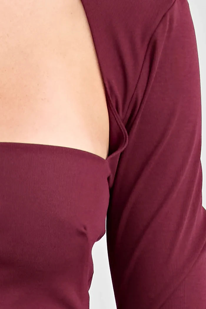 The Eddie Top | Burgundy