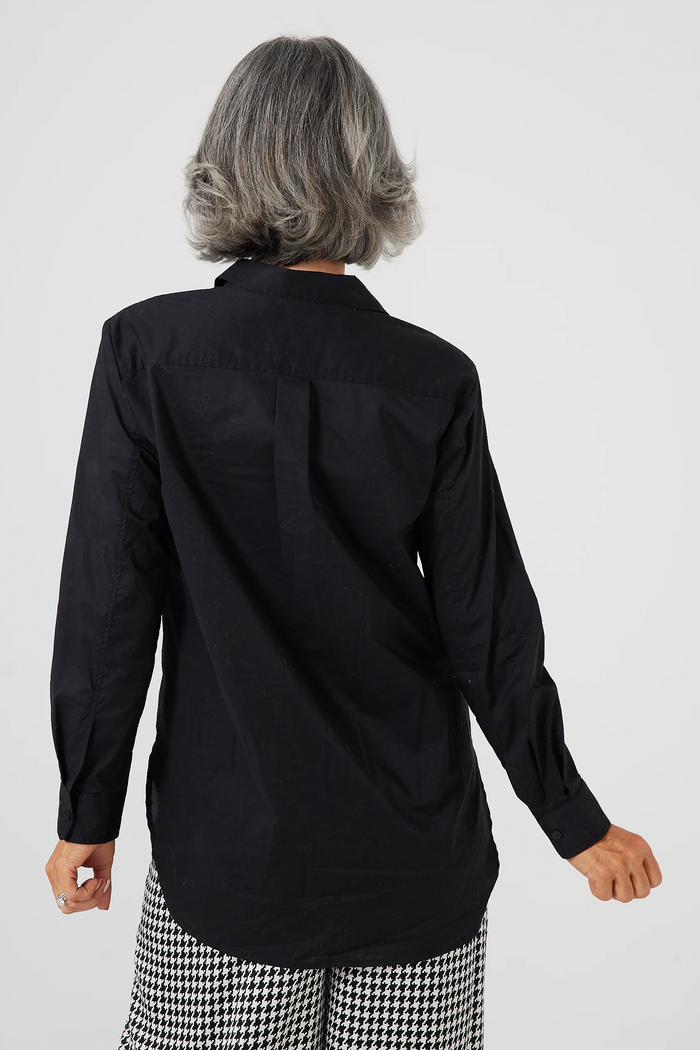 The Lieutenant Shirt in Black