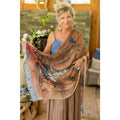 The Storyteller Scarf | Sunflowers and Pottery Print