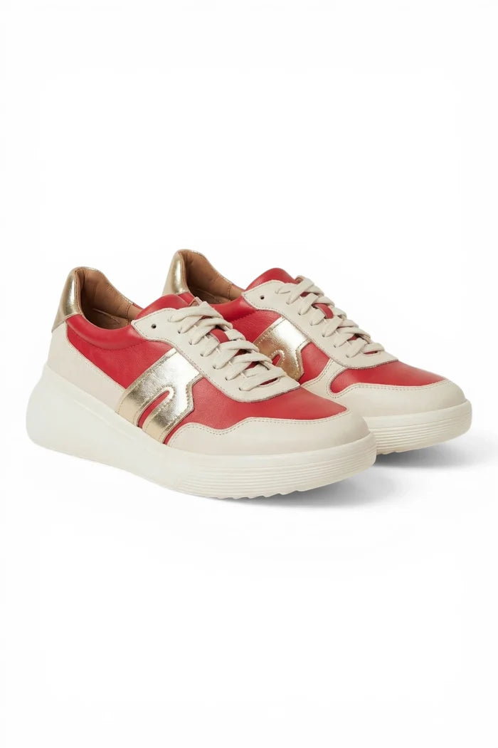 Thomas Sneaker | Cream Rosso