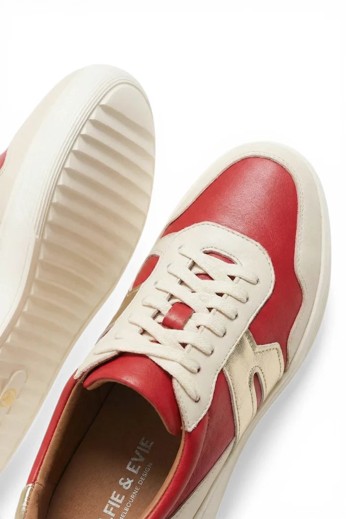 Thomas Sneaker | Cream Rosso