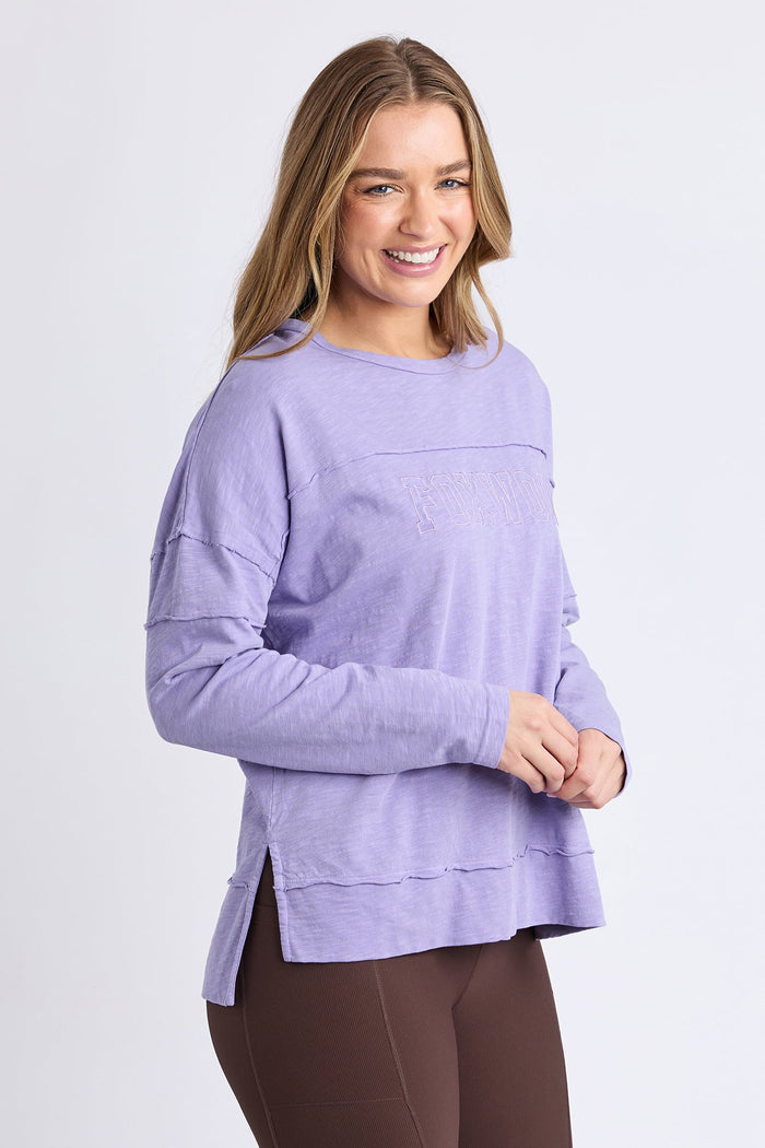 Throw On Tee | Lavender