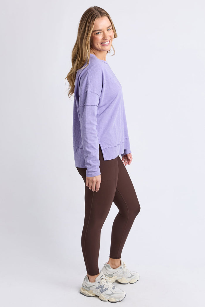 Throw On Tee | Lavender