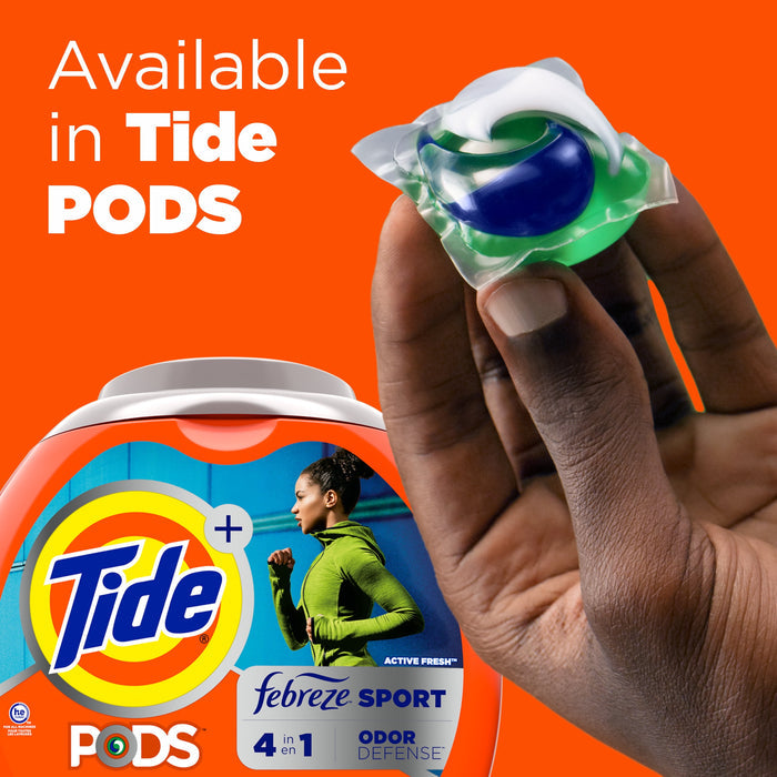 Tide Plus Febreze Sport Odor Defense Liquid Laundry Detergent, 146 fl oz