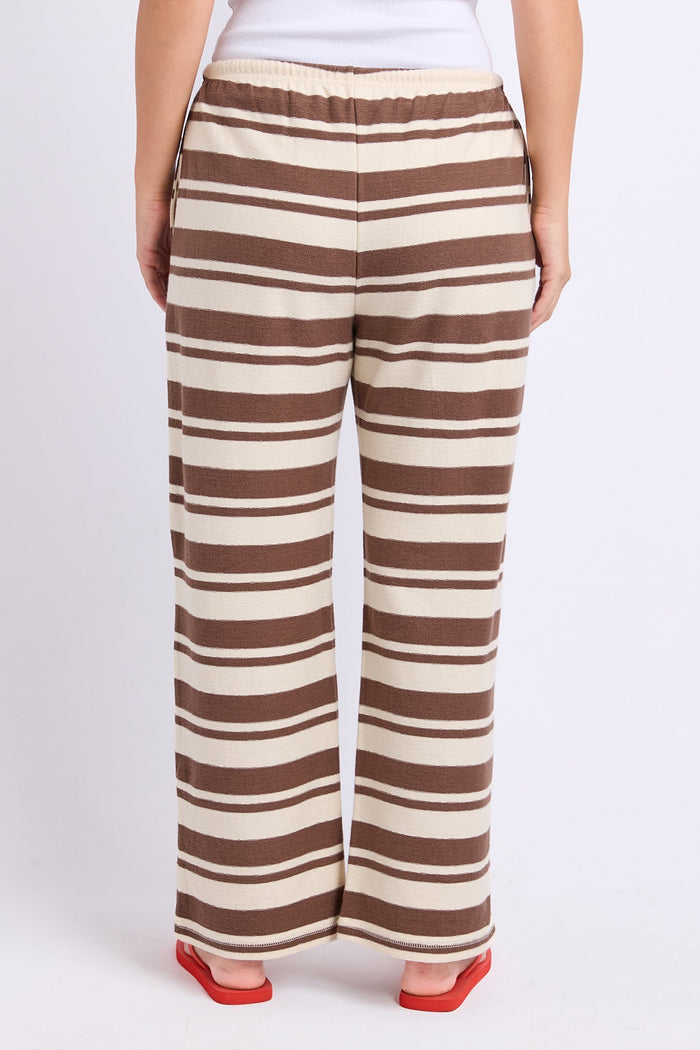 Tides Pant | Chocolate Stripe