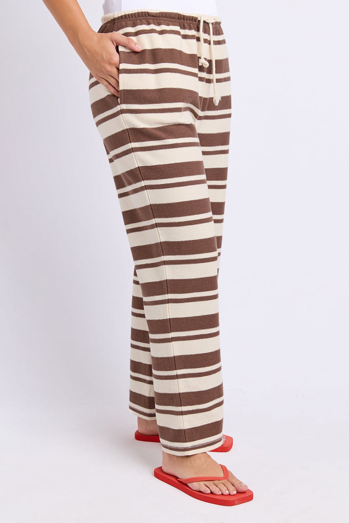 Tides Pant | Chocolate Stripe