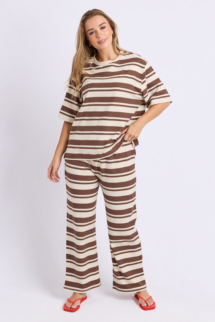Tides Top | Chocolate Stripe