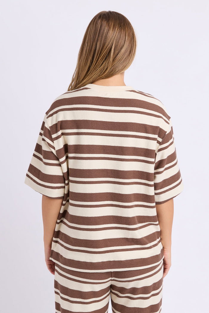 Tides Top | Chocolate Stripe