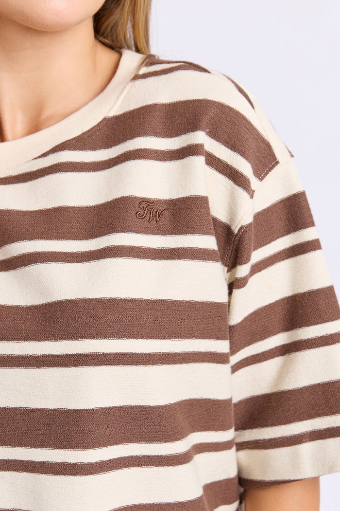 Tides Top | Chocolate Stripe