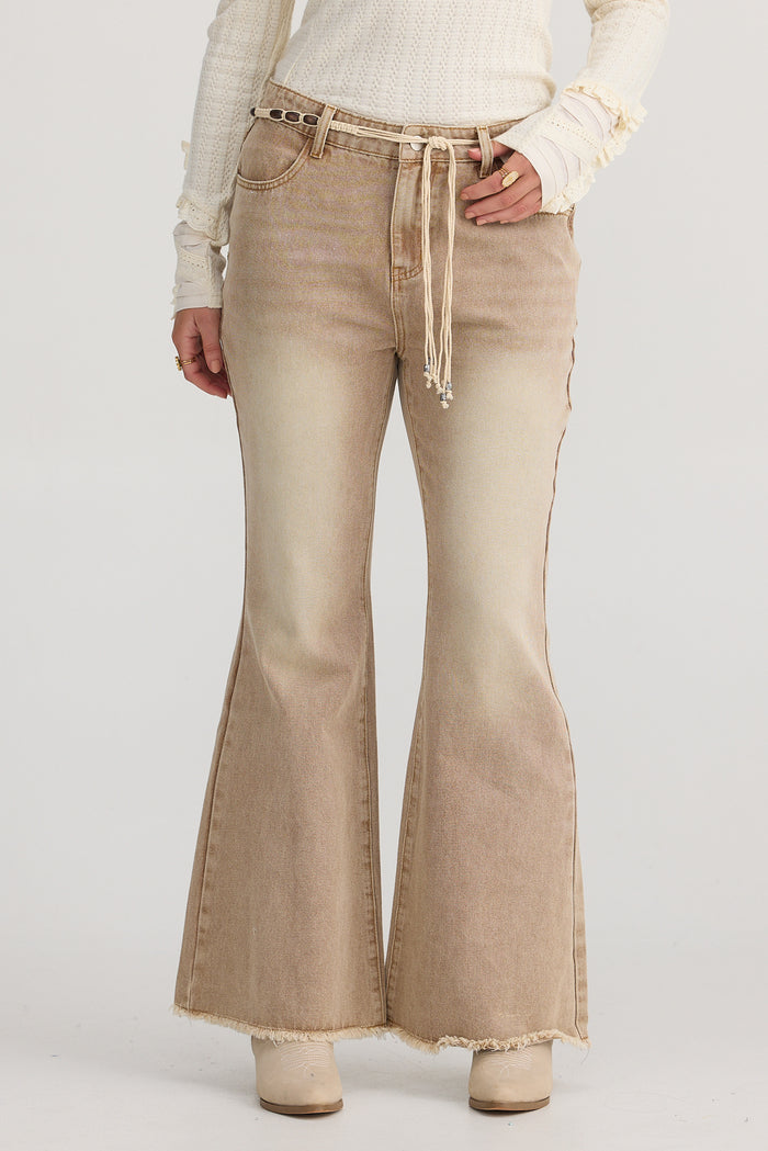 Tonto Jean | Tan Wash Denim