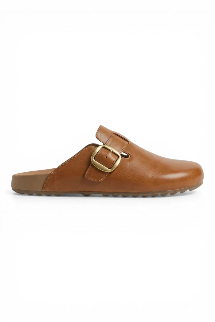 Totty Slide | Tan Burnished