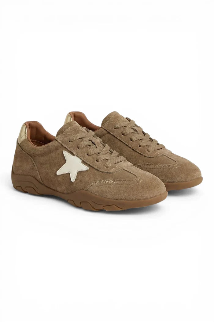 Truce Sneaker | Latte Suede White Gold Multi