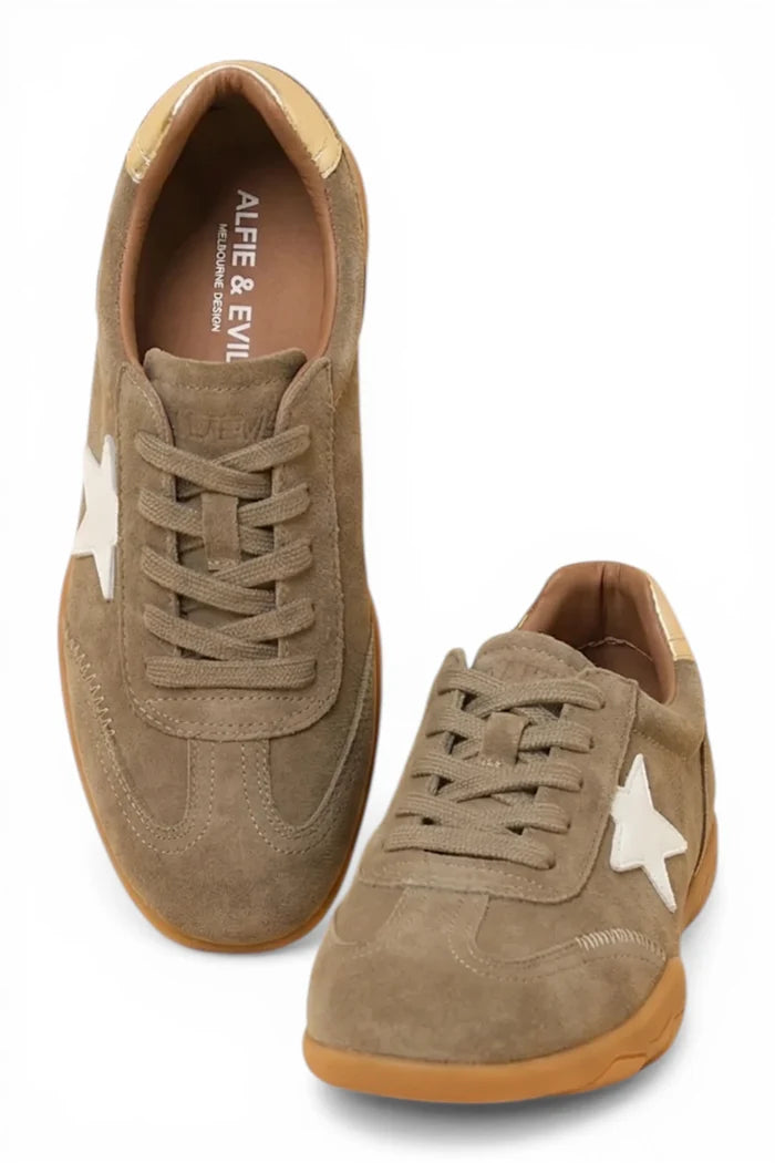Truce Sneaker | Latte Suede White Gold Multi