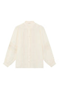 Virginia Blouse | Linen Solstice Whisper White