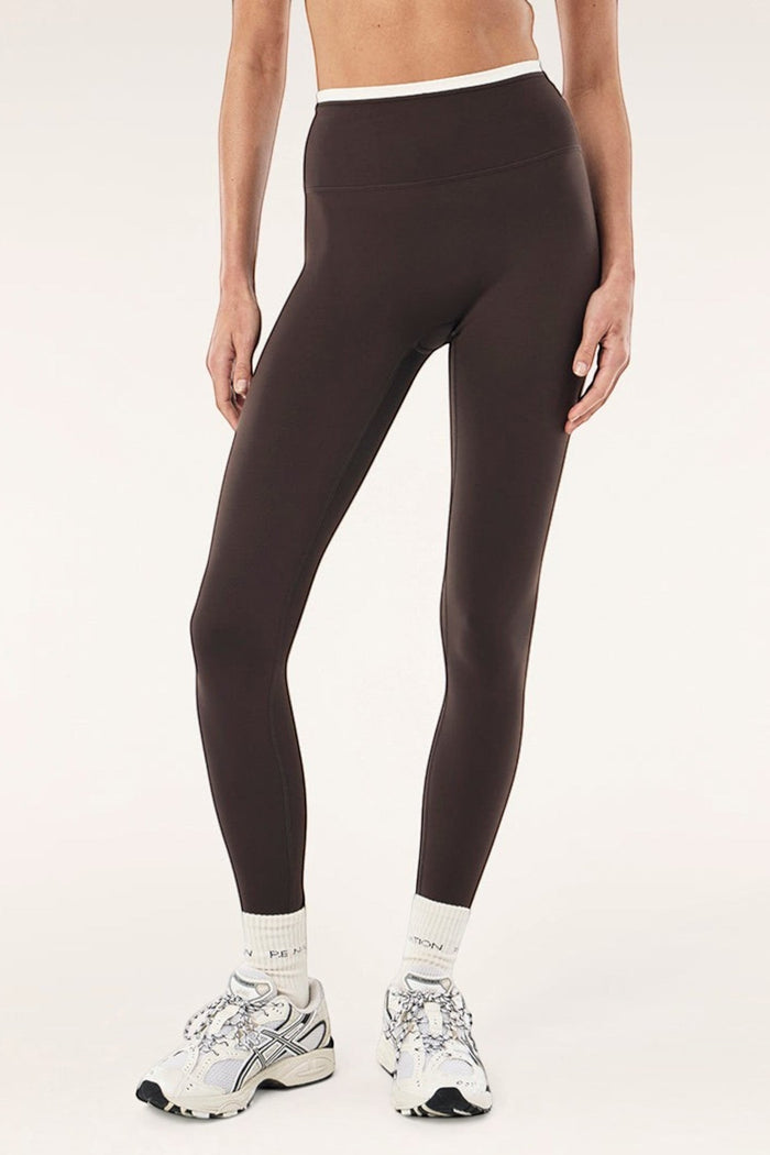 Vita Full Length Legging | Coffee & Whisper White